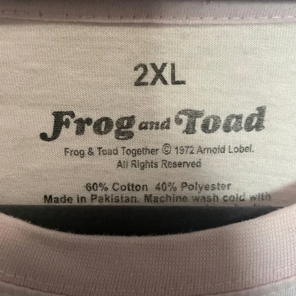 Target brand Frog and Toad Graphic T-Shirt plus size 1X nwot condition pink - Picture 4 of 6